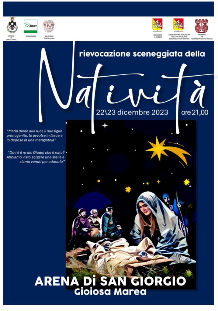 NATALE A GIOIOSA MAREA – Tra le varie manifestazioni … il Presepe Vivente di San Giorgio