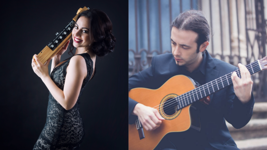 LINA GERVASI & DENIS MARINO – Giovedì 7, al Palacultura Antonello, “Theremin beyond the mirror” per la Filarmonica Laudamo
