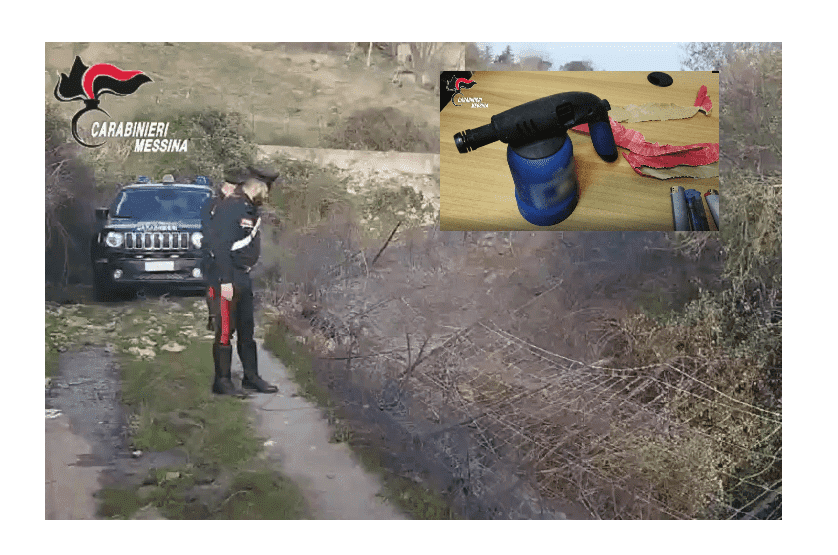 MISTRETTA – Incendio boschivo aggravato, 73enne arrestato in flagranza di reato