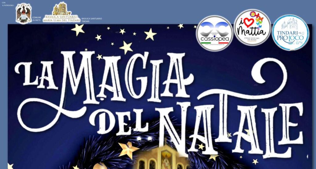 APPUNTAMENTI A TINDARI – La Magia del Natale, il 29 dicembre, tutta dedicata ai più piccoli