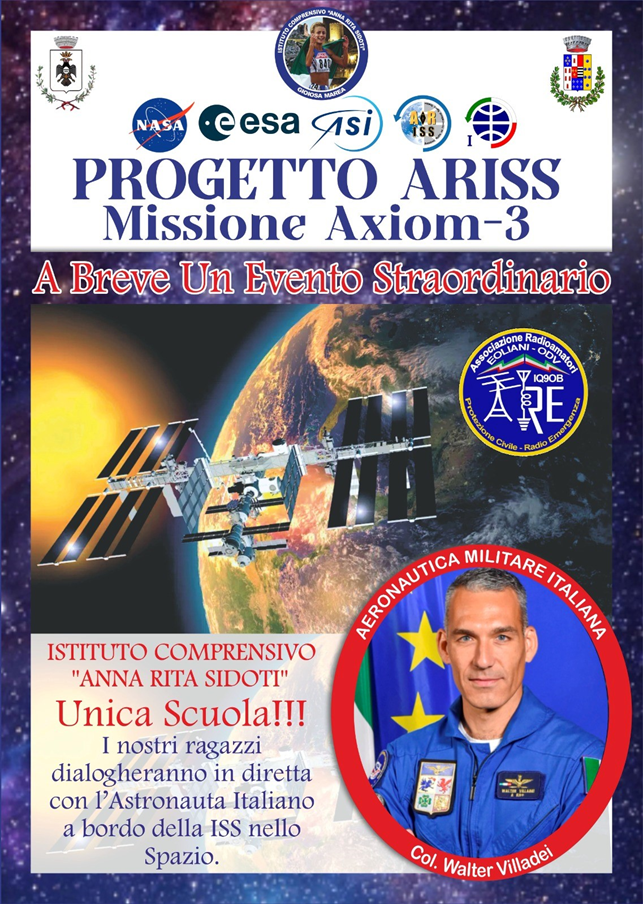 SCUOLE ATTENTE – Quella di Gioiosa Marea in collegamento con lo Spazio