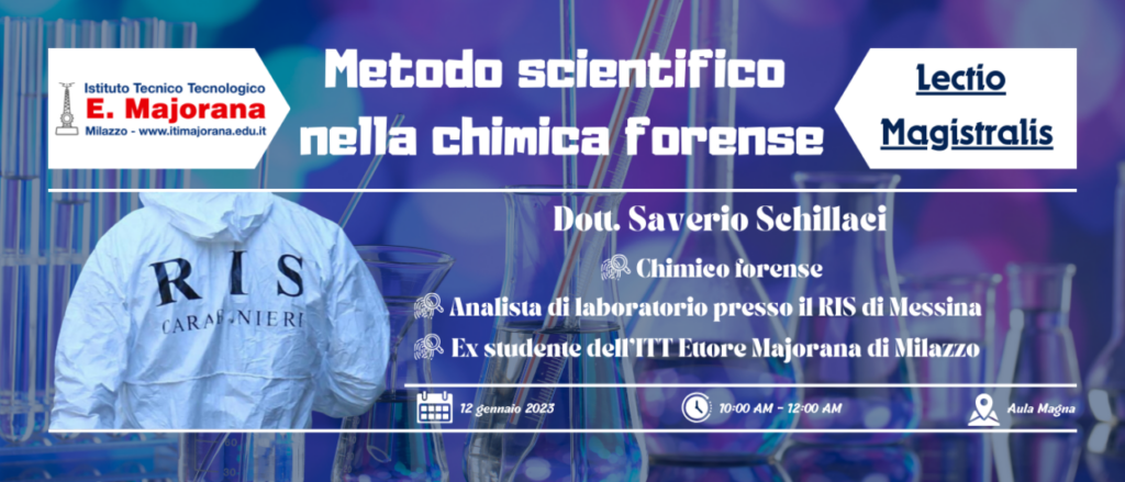 MILAZZO – “Innovazione e Giustizia si Incontrano: Il Majorana rivela il futuro della Chimica Forense”