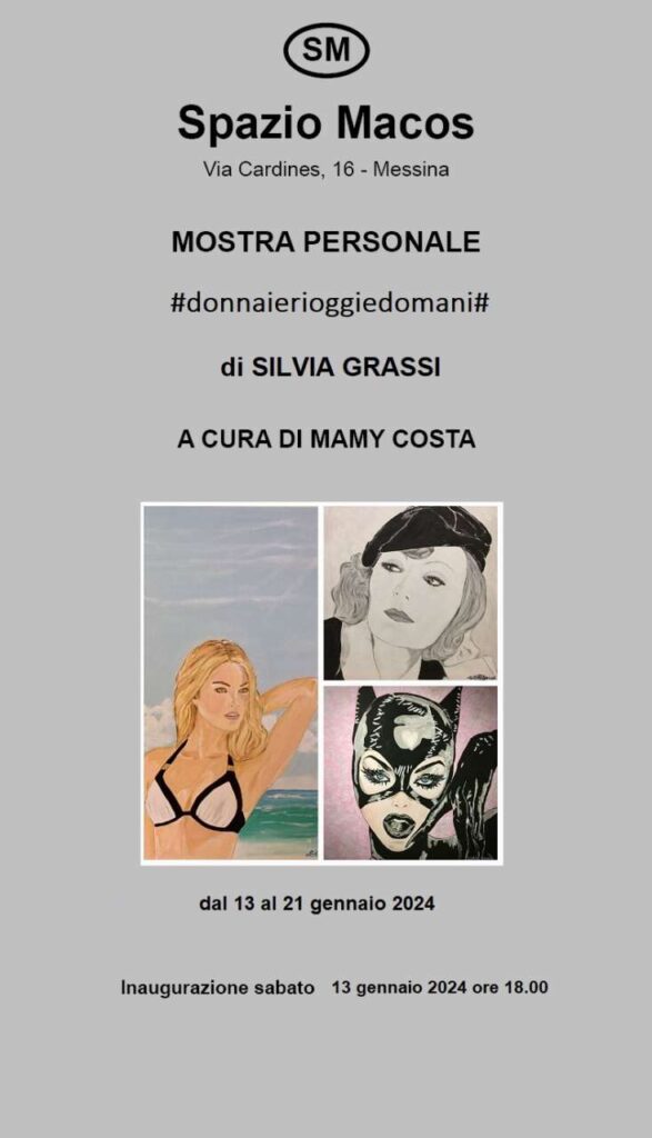 MOSTRE – A Spazio Macos “#donnaierioggiedomani#” la personale di Silvia Grassi