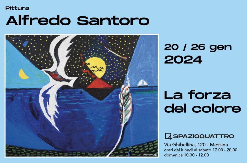MOSTRE – Alla Galleria Spazioquattro di Messina “La forza del colore” di Alfredo Santoro