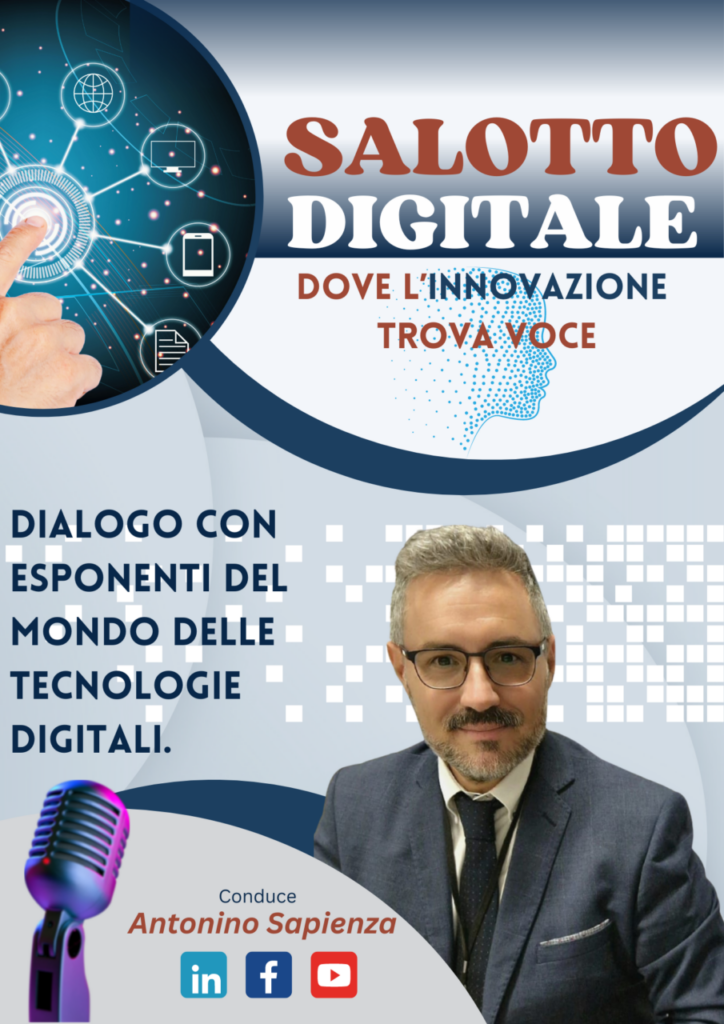 ANTONINO SAPIENZA, IL MANAGER DIVULGATORE – E’ nata “Salotto Digitale”, la nuova trasmissione social