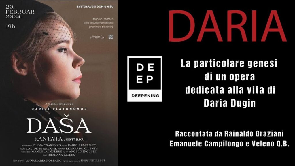 OMAGGI – La particolare genesi di un’opera dedicata alla vita di Daria Dugin