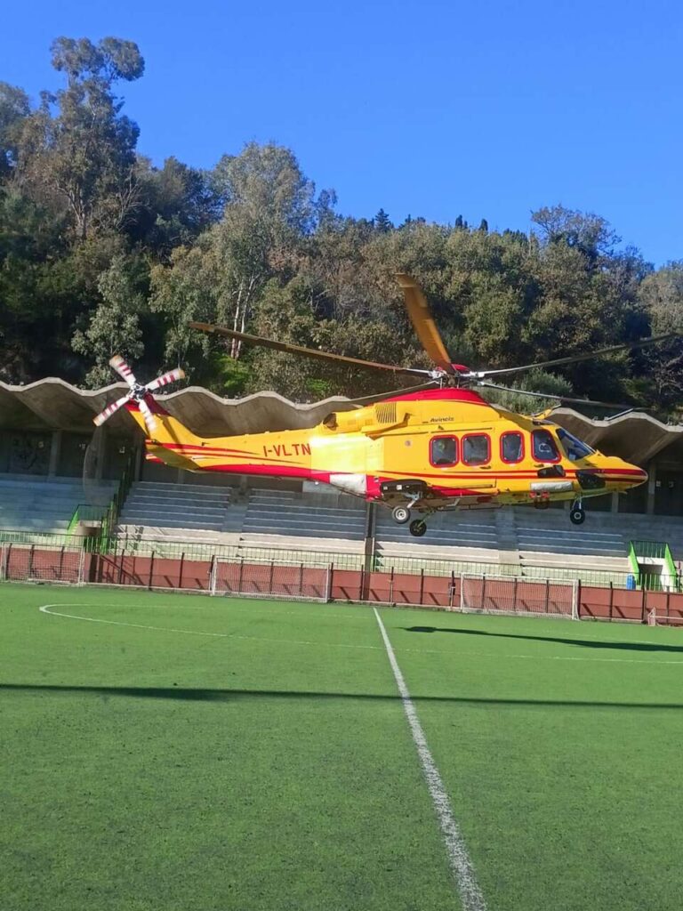 INCIDENTI – Grave un ragazzo . Trasferito in elisoccorso dopo lo scontro sulla scorrimento di Ponte Naso