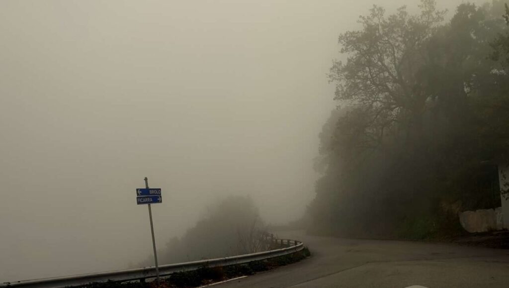 LA FOTO – Ieri la nebbia. Il meteo di oggi