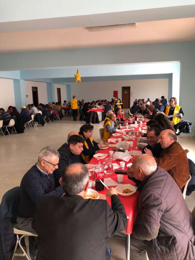 PRANZO DELLA FRATELLANZA – L’iniziativa dei Lions Club di Capo d’Orlando a Gliaca di Piraino