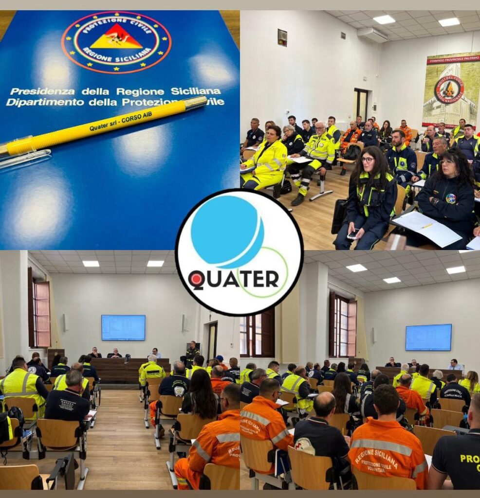 ESSERCI – La Quater in prima fila per la formazione dei volontari AIB della protezione civile siciliana