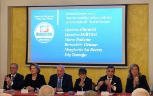 ELEZIONI EUROPEE – Forza Italia presenta candidati siciliani. Caruso “Lista competitiva esprime partito radicato nel territorio e valori popolari”