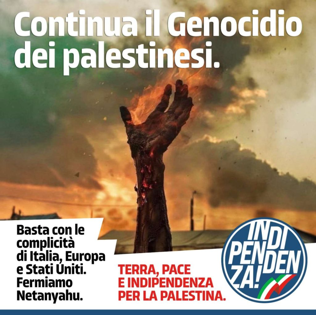 OLTRE 35MILA MORTI – La strage innominabile dei palestinesi. Il manifesto denuncia di Indipendenza