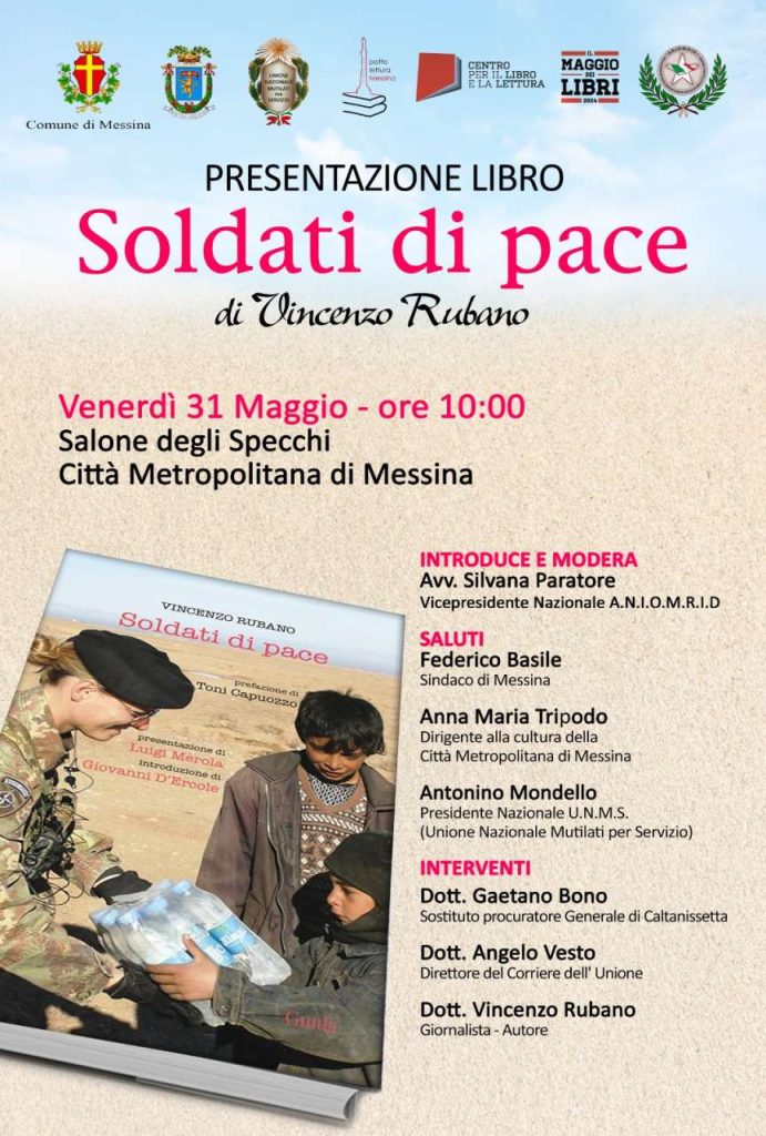 TUTTO LIBRI – “Soldati di pace” di Vincenzo Rubano