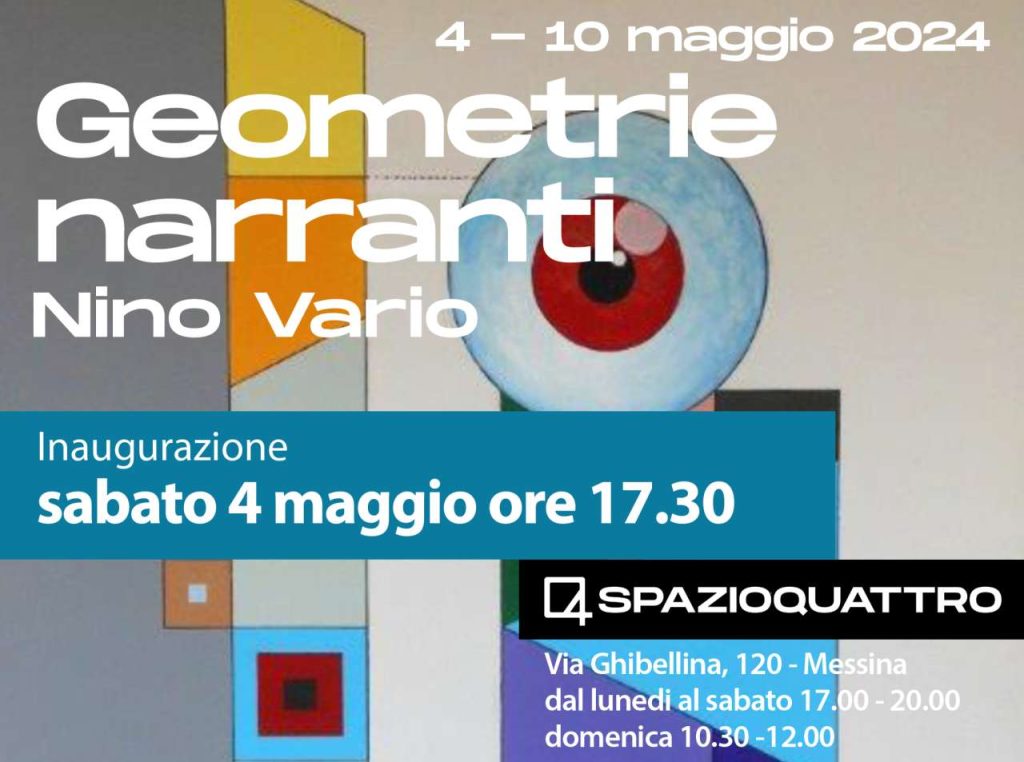 MOSTRE – “Geometrie Narranti” di Nino Vario alla galleria Spazioquattro