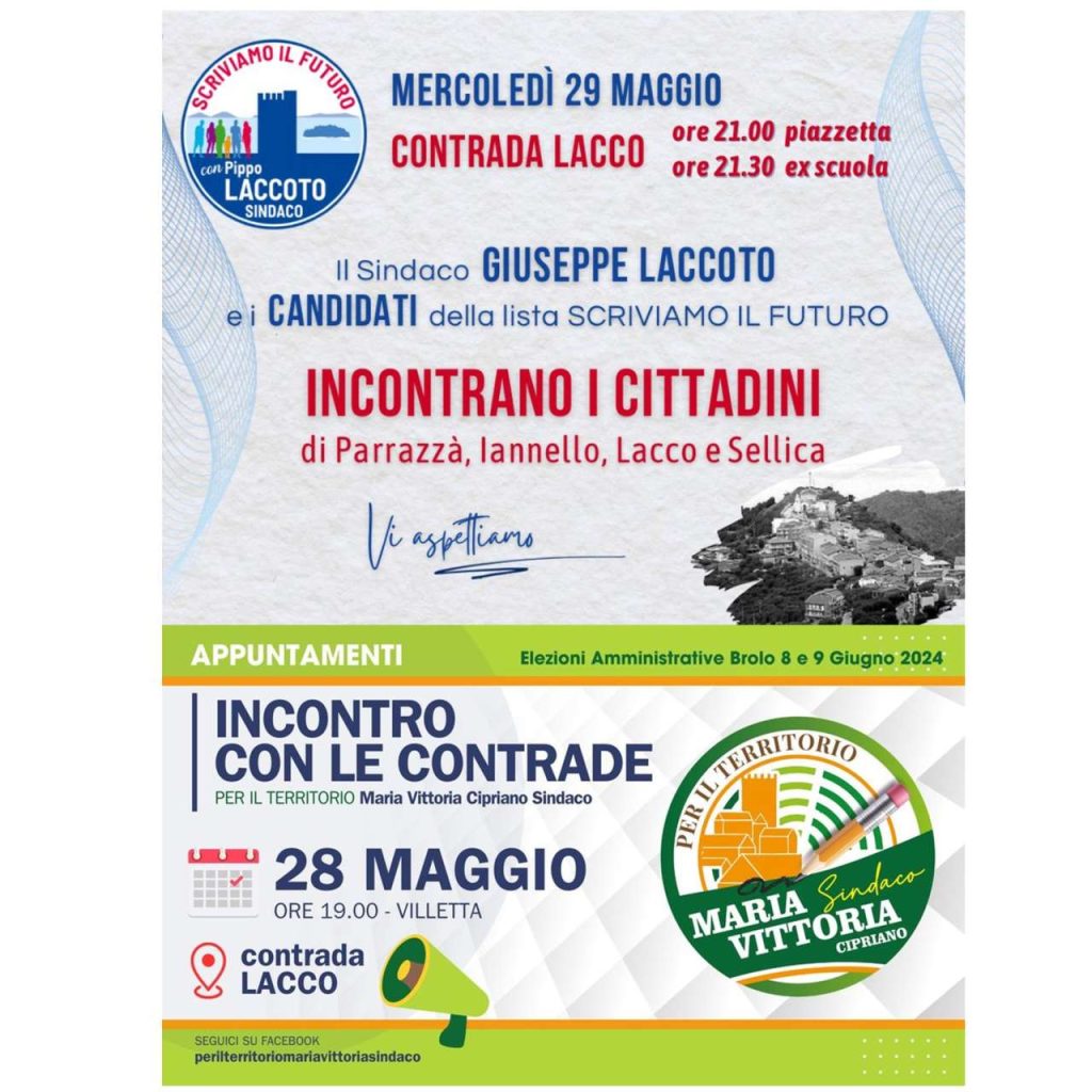 COMIZI & CONTRADE – Cipriano e Laccoto a Lacco