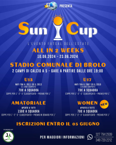 BROLO – Via alla seconda edizione della Sun Cup, il grande evento estivo dedicato al