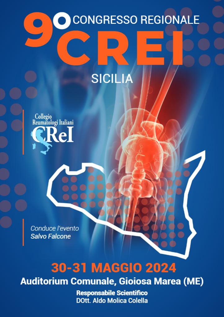 GIOIOSA MAREA – Congresso regionale di reumatologia il 30 e 31 maggio