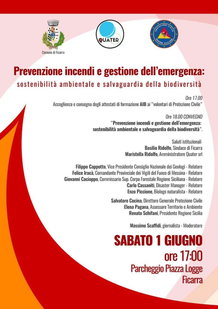 PREVENZIONE & EMERGENZE – Un incontro a Ficarra con Schifani, Pagana e Cocina nella grande festa della Protezione Civile Regionale