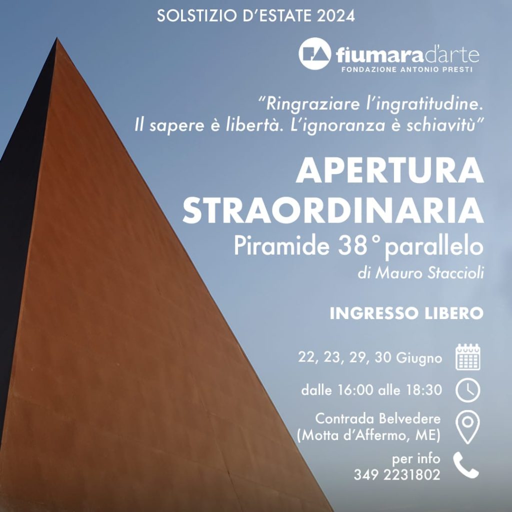 SOLSTIZIO D’ESTATE – Fiumara d’Arte: Ringraziare l’ingratitudine