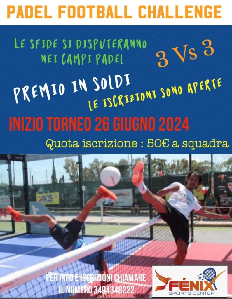 FÈNIX BROLO – E’ tempo del torneo di padel football