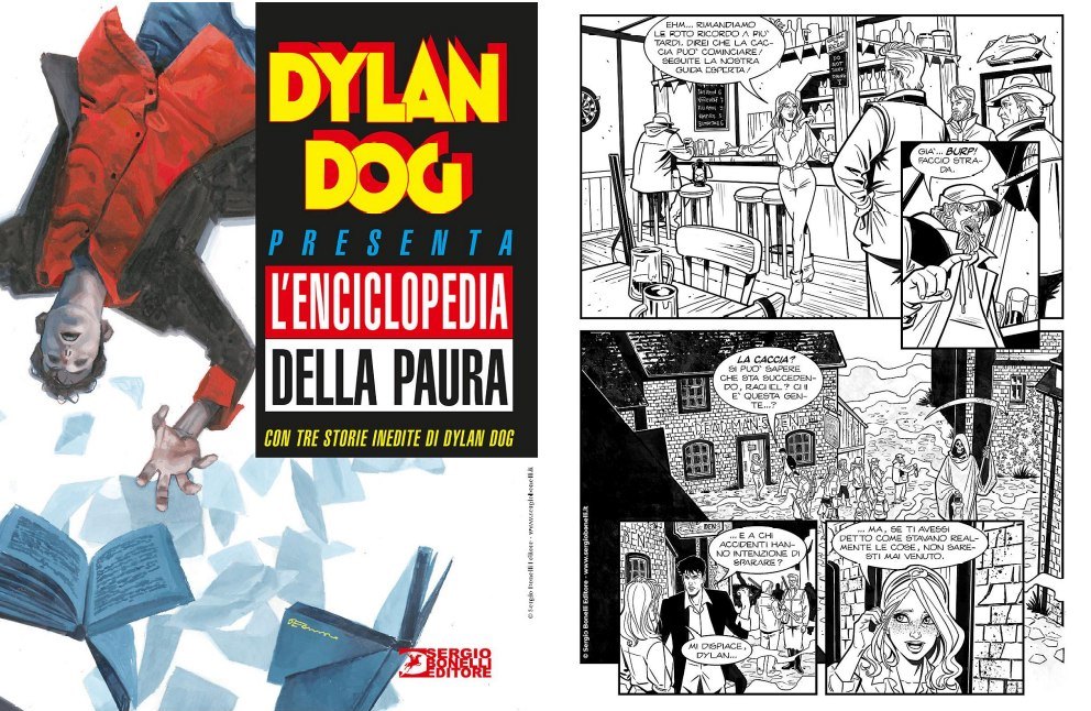 FUMETTI – La disegnatrice Fabiana Fiengo illustra l’episodio inedito “I denti della paura” per la prima volta in Dylan Dog, “L’enciclopedia della paura” attualmente in edicola