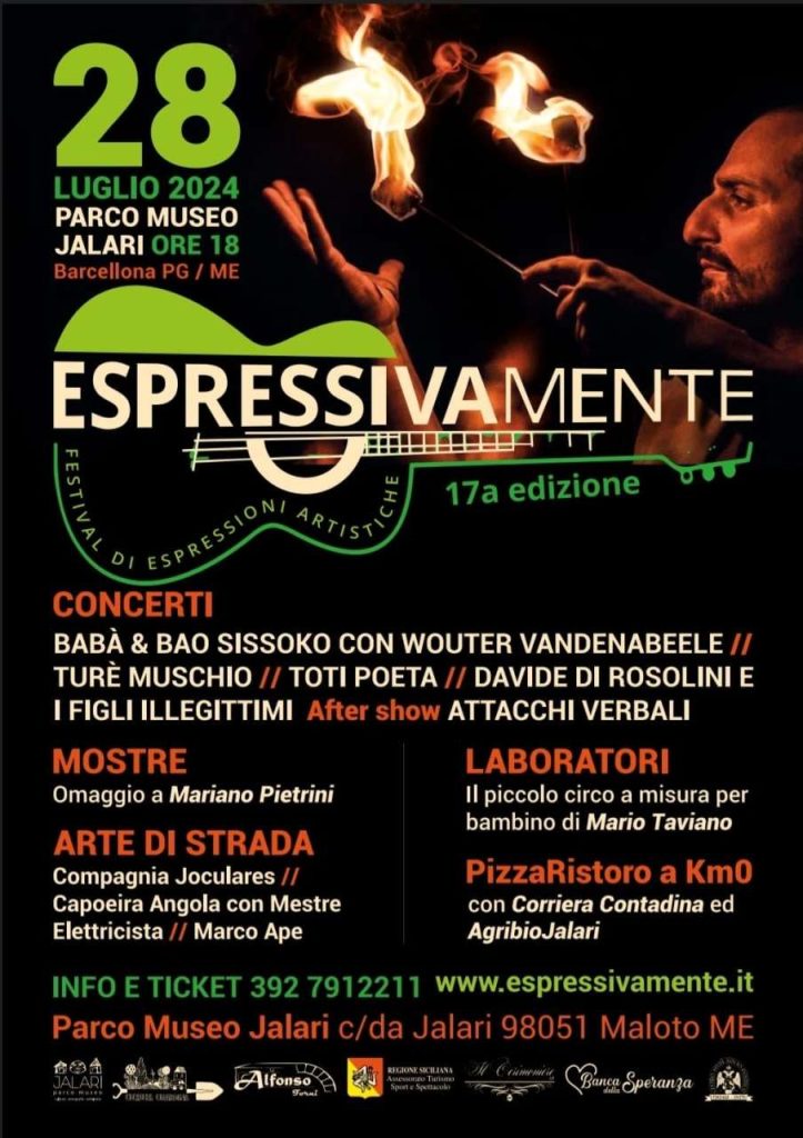 BARCELLONA P.G. – Parco Museo Jalari: cresce l’attesa per la 17^edizione di “Espressivamente”