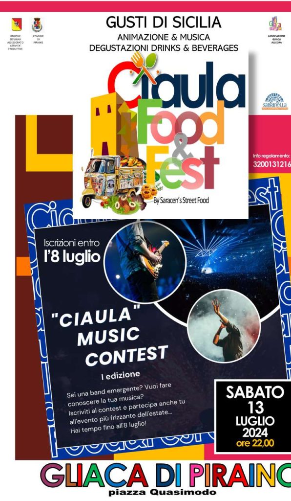 APPUNTAMENTI – “Ciaula Music Contest”, un palcoscenico per le Band emergenti