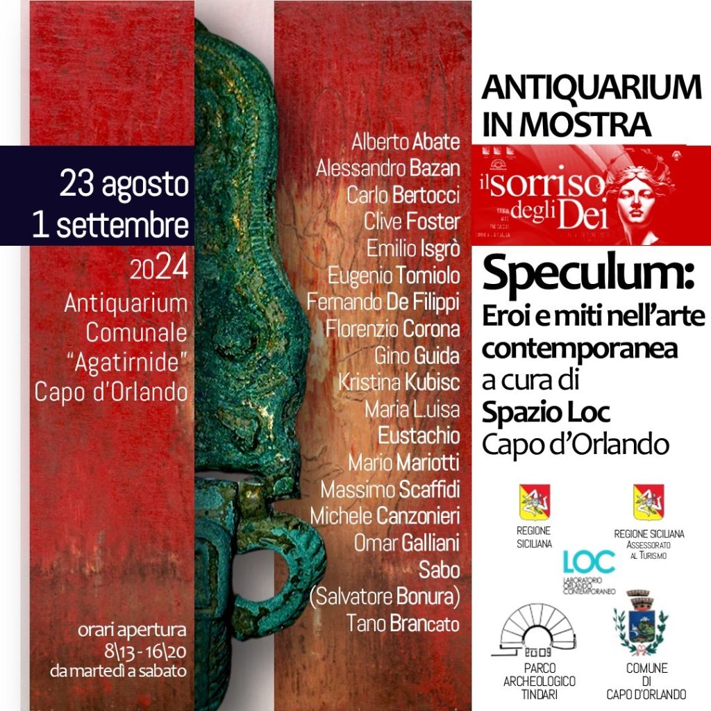 MOSTRE – “Il Sorriso degli Dei” approda a Capo d’Orlando con la mostra “Speculum”