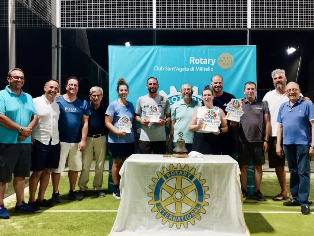 SANT’AGATA MILITELLO – Il Padel a sostegno dei progetti di servizio del Rotary