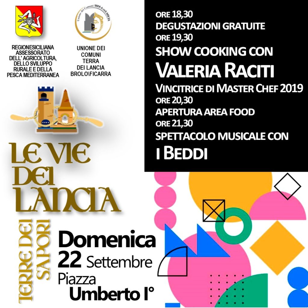 APPUNTAMENTO A FICARRA – Oggi con la “La Terra dei Sapori” e lo show cooking di Valeria Raciti