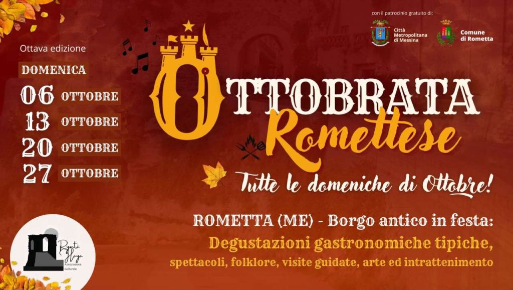 OTTOBRATA – A Rometta nel mese di ottobre si fa festa