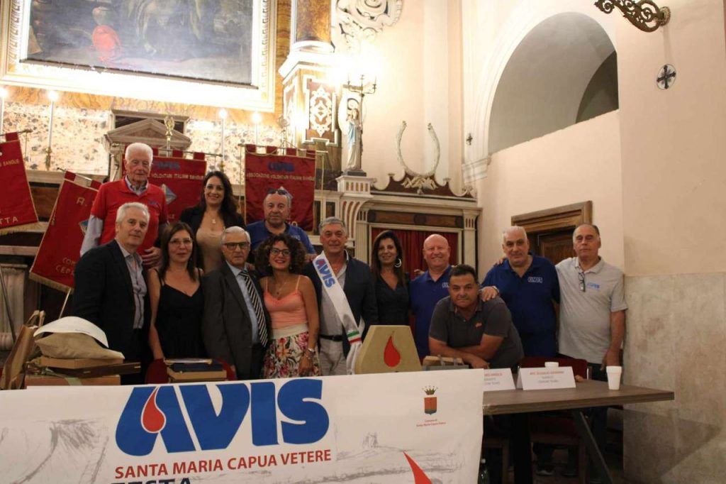 SOLIDARIETA’ – L’Avis comunale di Falcone a Santa Maria Capua Vetere per la 35° edizione della Festa del Donatore di Sangue