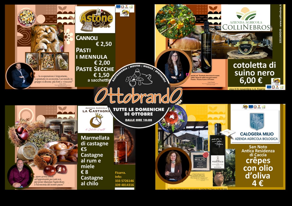 OTTOBRANDO – Inizia oggi, a Floresta, il viaggio tra sapori e tradizioni!