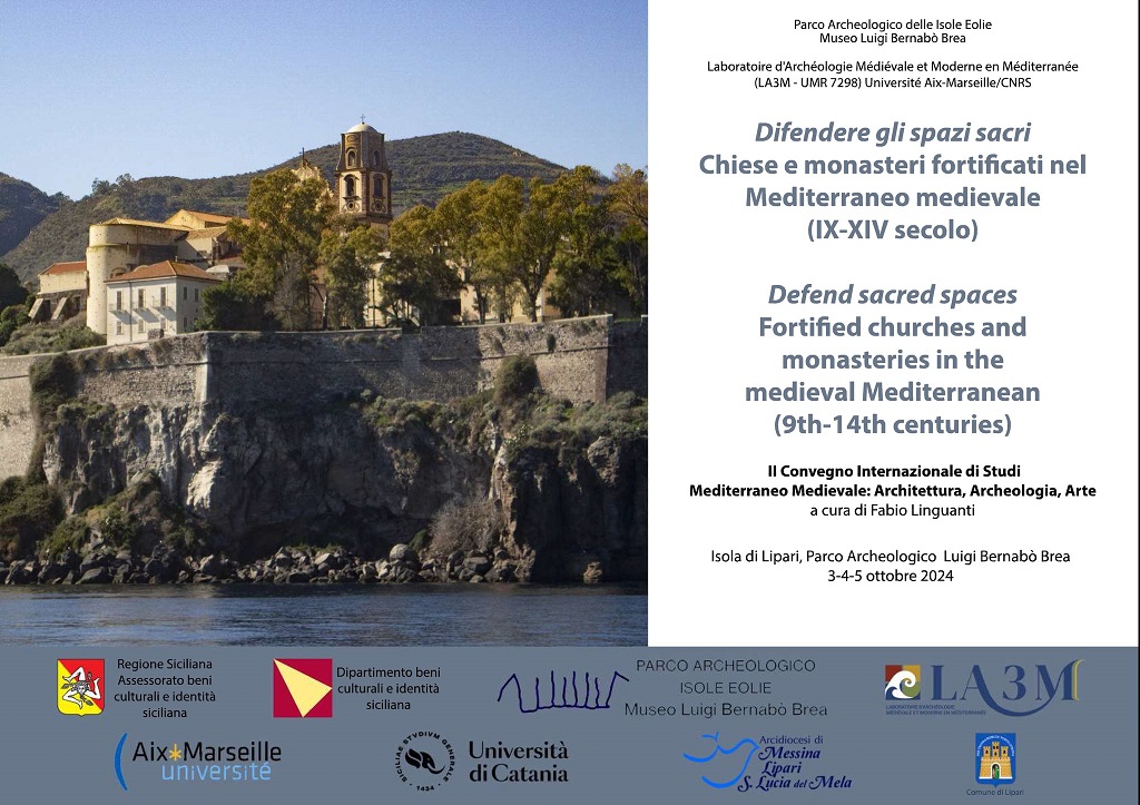 ARCHITETTURA – Mediterraneo, difendere gli spazi sacri. A Lipari convegno internazionale su chiese e monasteri fortificati del Mare Nostrum organizzato dal Parco archeologico delle Eolie