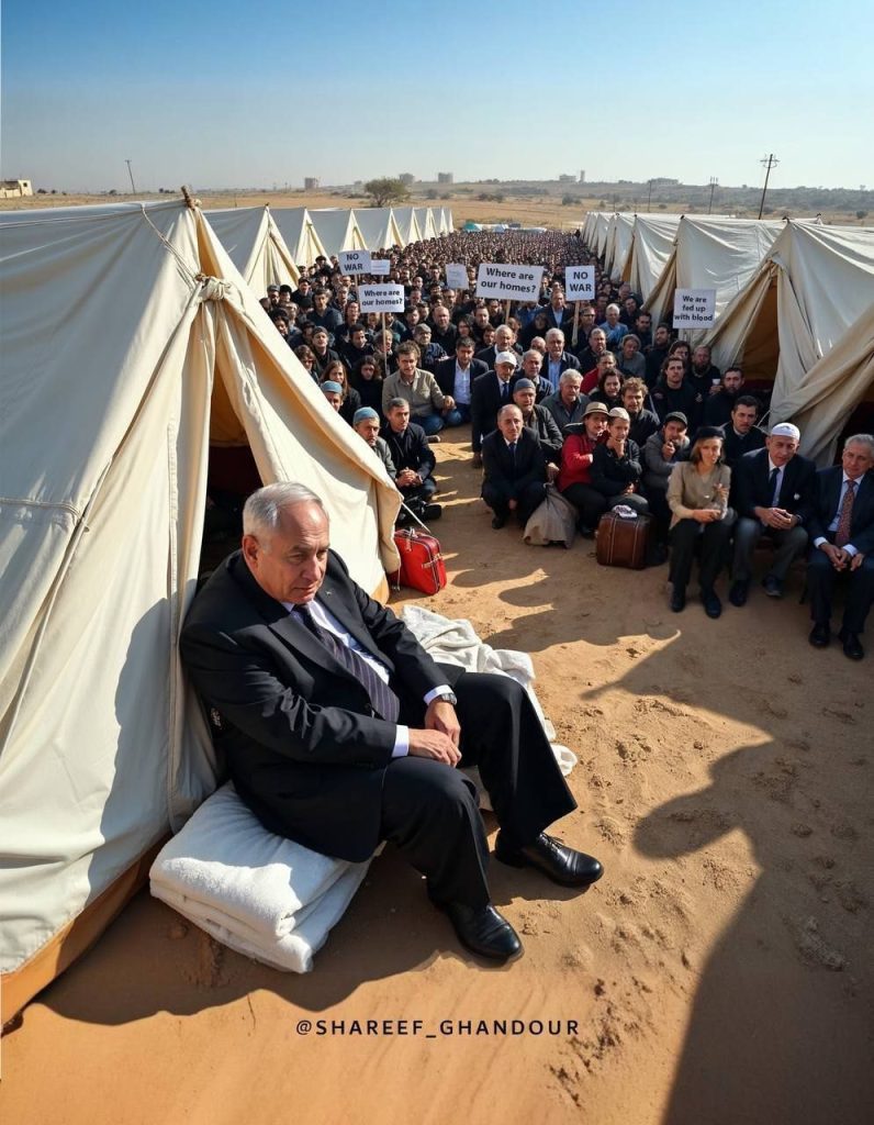 IRONIZZANDO SOTTO LE BOMBE – Anche Netanyahu non può tornare a casa