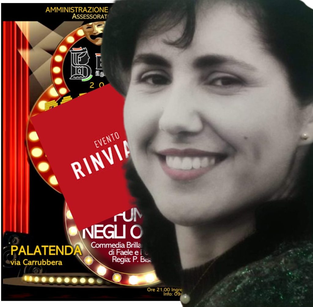 MARIA LA MONICA – In segno di lutto, a Brolo, si sospende anche la rassegna teatrale