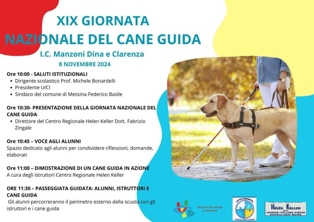 UICI – Venerdì 8 novembre si celebra la XIX giornata nazionale del cane guida