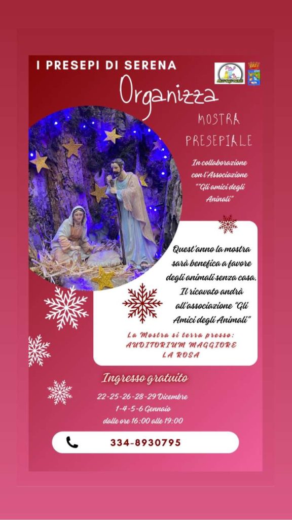 SERENA CONTI – I suoi presepi sanno di arte, di tradizione e solidarietà