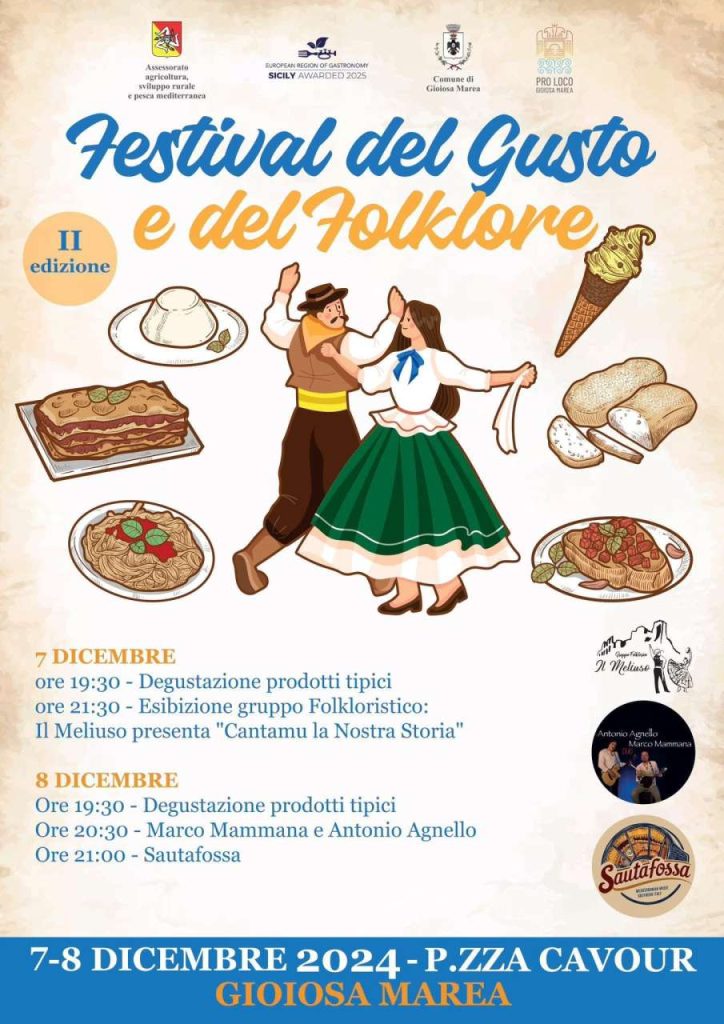GIOIOSA MAREA – C’è il Festival del Gusto e del Folklore