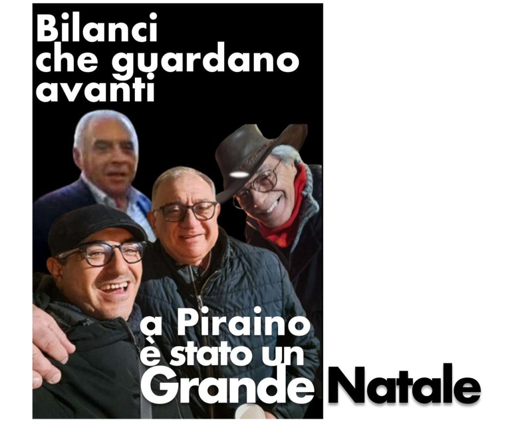 PIRAINO – Un Natale di condivisione e riflessione: il bilancio del sindaco Salvatore Cipriano