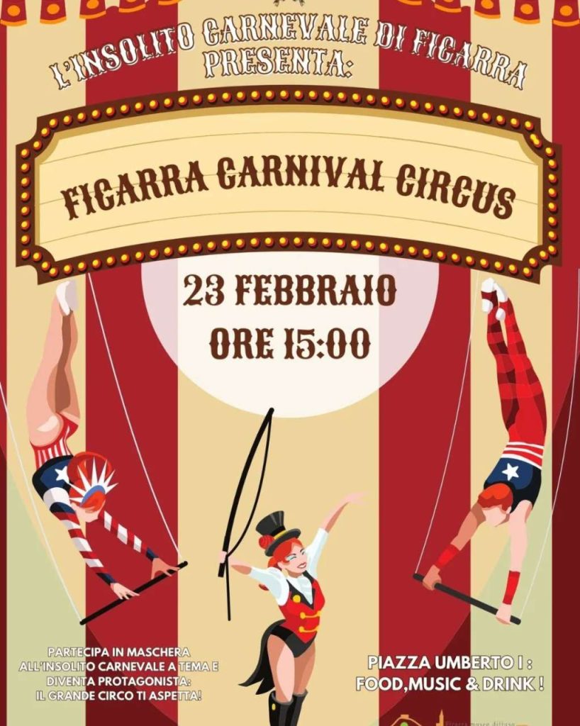 APPUNTAMENTI – “Il Circo”, domani per l’insolito carnevale ficarrese