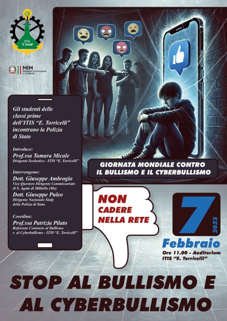 BULLISMO E SICUREZZA IN RETE – ITIS Torricelli e Polizia di Stato insieme….