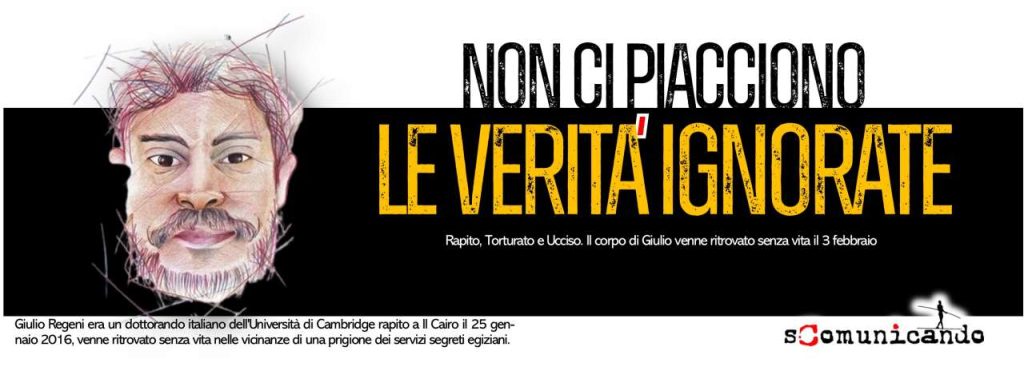 GIULIO REGENI – 9 anni fa il ritrovamento del corpo