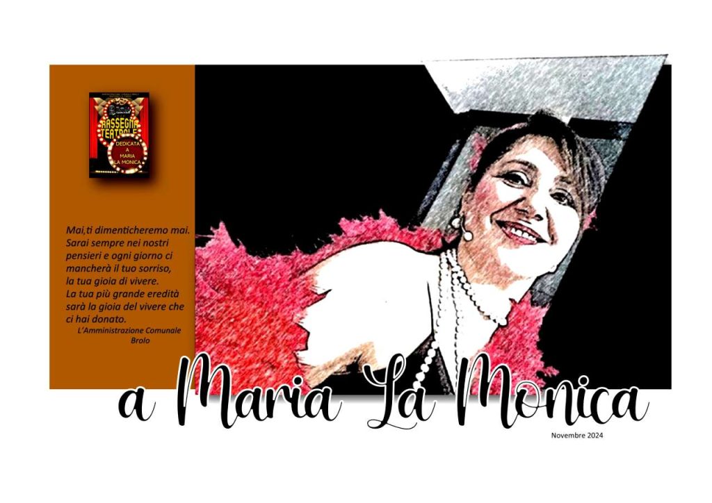 FARE TEATRO – Conclusa a Brolo la “stagione” dedicata a Maria La Monica