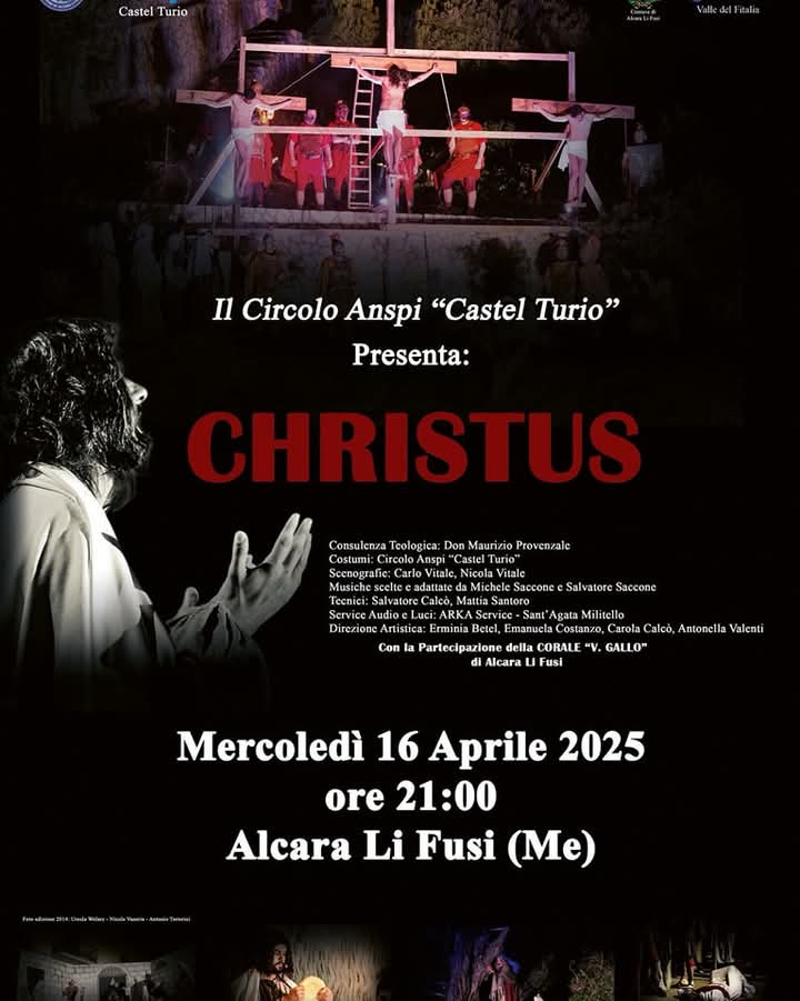 PASQUA SUI NEBRODI – Il “Christus” ad Alcara Li Fusi