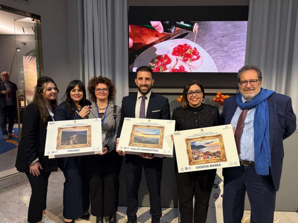 GIOIOSA MAREA, PIRAINO E GALATI MAMERTINO – Tra i comuni di “Sicilia Regione Europea della Gastronomia 2025”