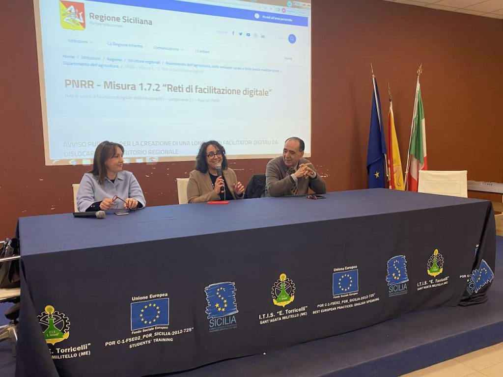 GAL NEBRODI PLUS – Il portale “InPa” e le opportunità di lavoro nella PA, attività di facilitazione digitale all’ITIS “Torricelli” di Sant’Agata Militello