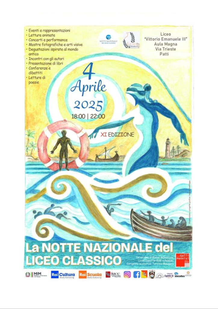 PATTI – Il liceo partecipa alla XI edizione della Notte Nazionale del Liceo Classico