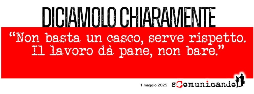 ANTICIPIAMO I TEMPI – 1 maggio 2025