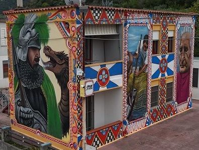 OLIVERI – Ora c’è il nuovo straordinario murales di Andrea Sposari
